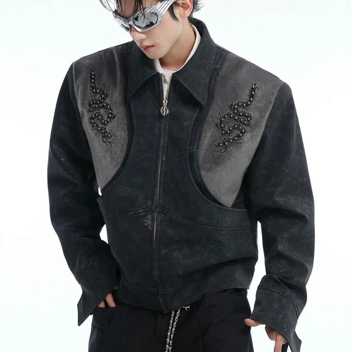 Opium Dragon Embroidery Jacket - Fuga Studios