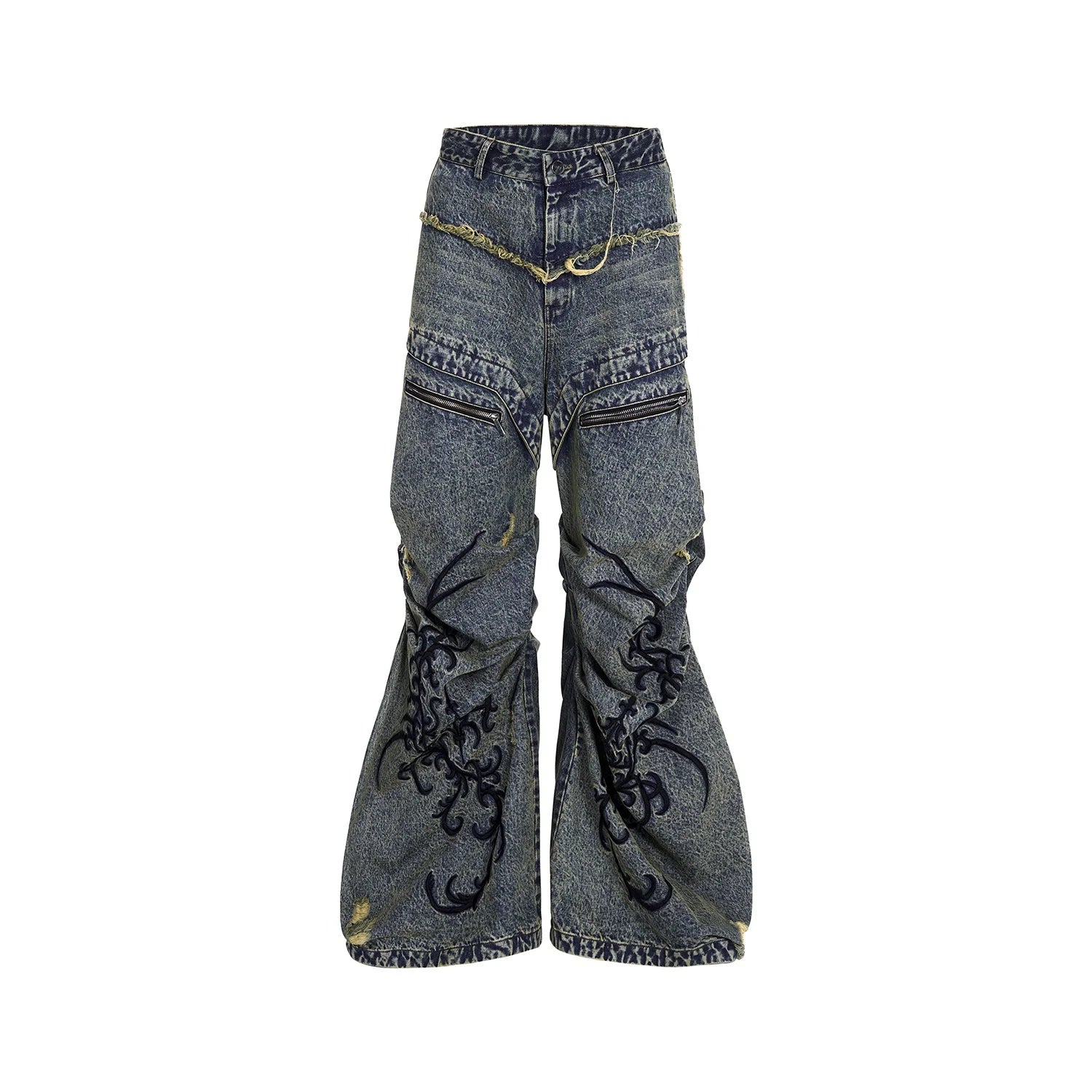 Opium Dragon Flare Denim Jeans | Limited Edition | Fūga Opium Dragon Flare Denim Jeans | Limited Edition | Fūga
