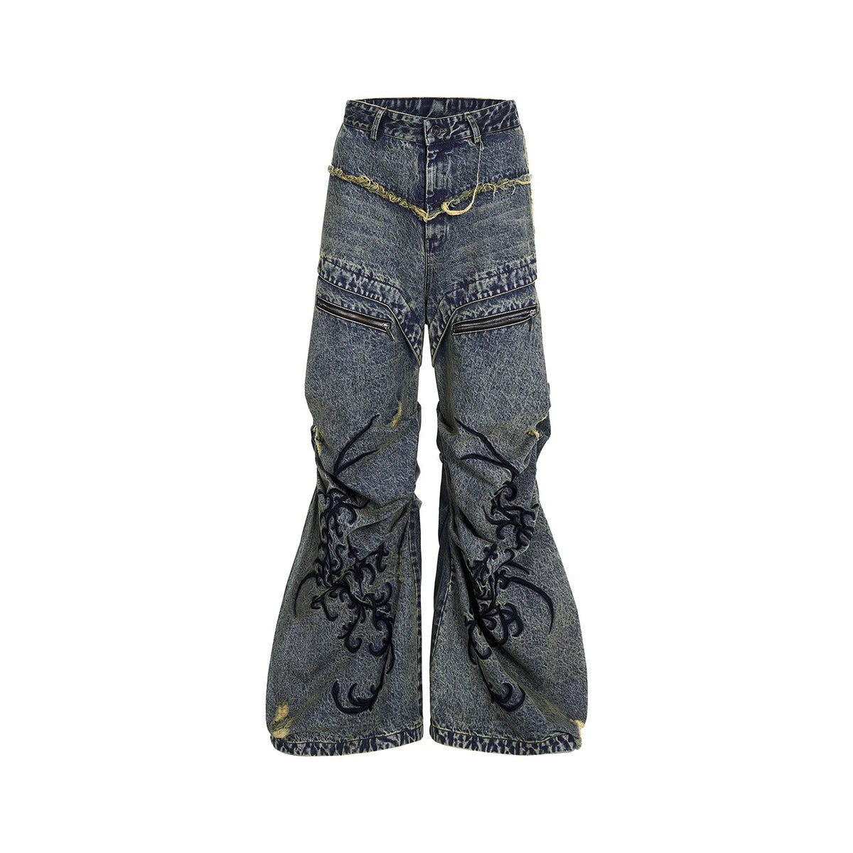 Opium Dragon Flare Denim Jeans | Limited Edition | Fūga