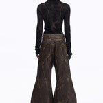 Opium Dragon Rhinestone Turtleneck Top - Fuga Studios