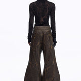 Opium Dragon Rhinestone Turtleneck Top - Fuga Studios