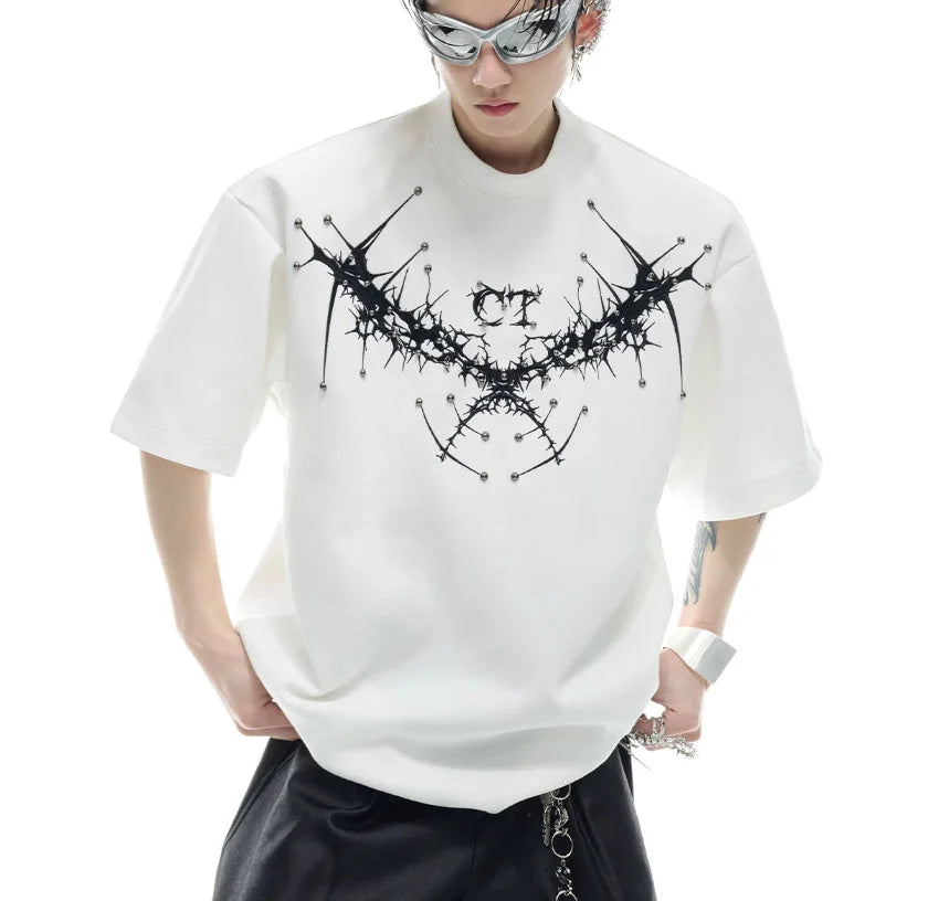Opium Embroidered T-Shirt - Fuga Studios