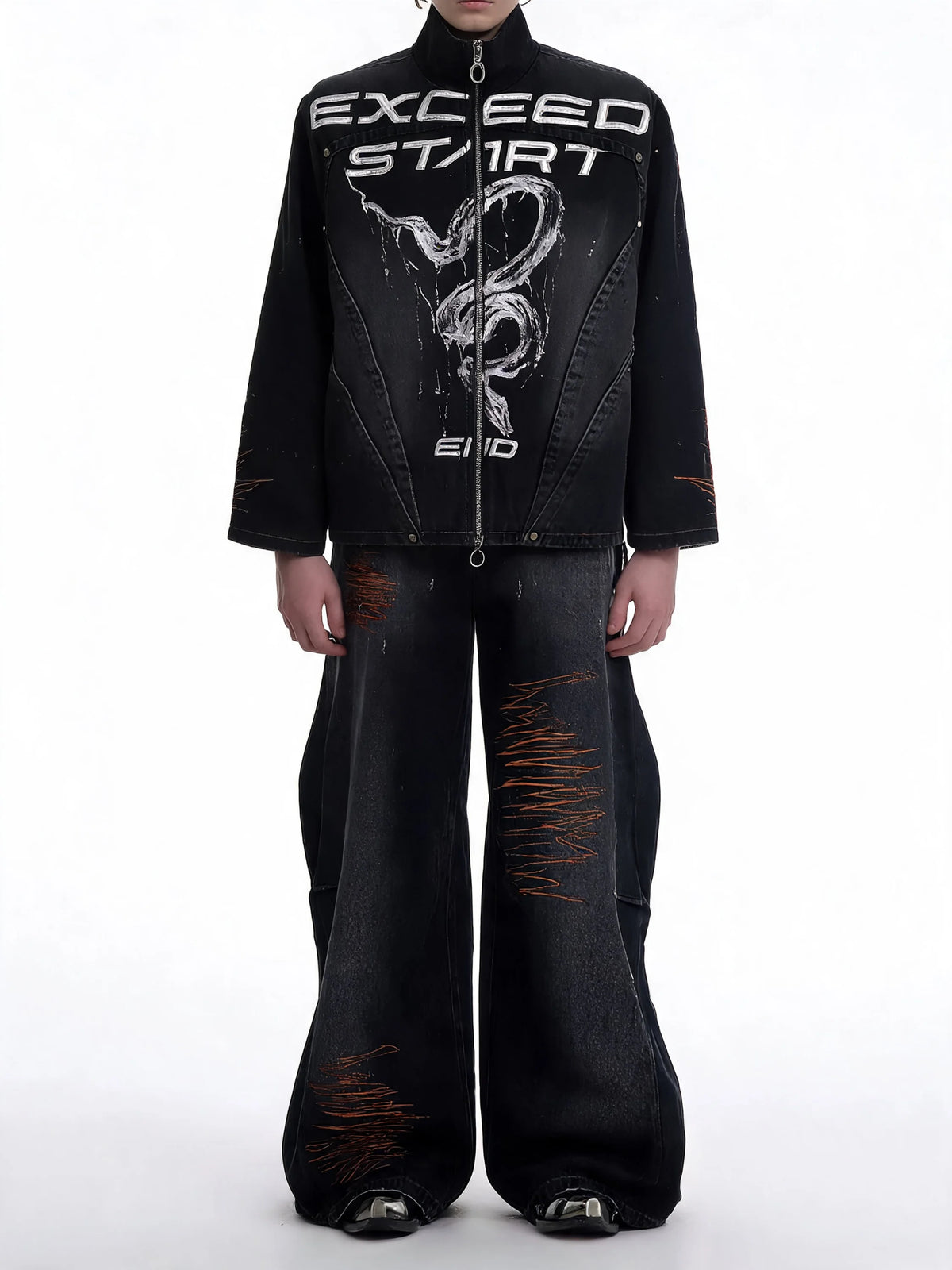 Opium EXCEED START Denim Jacket - Fuga Studios