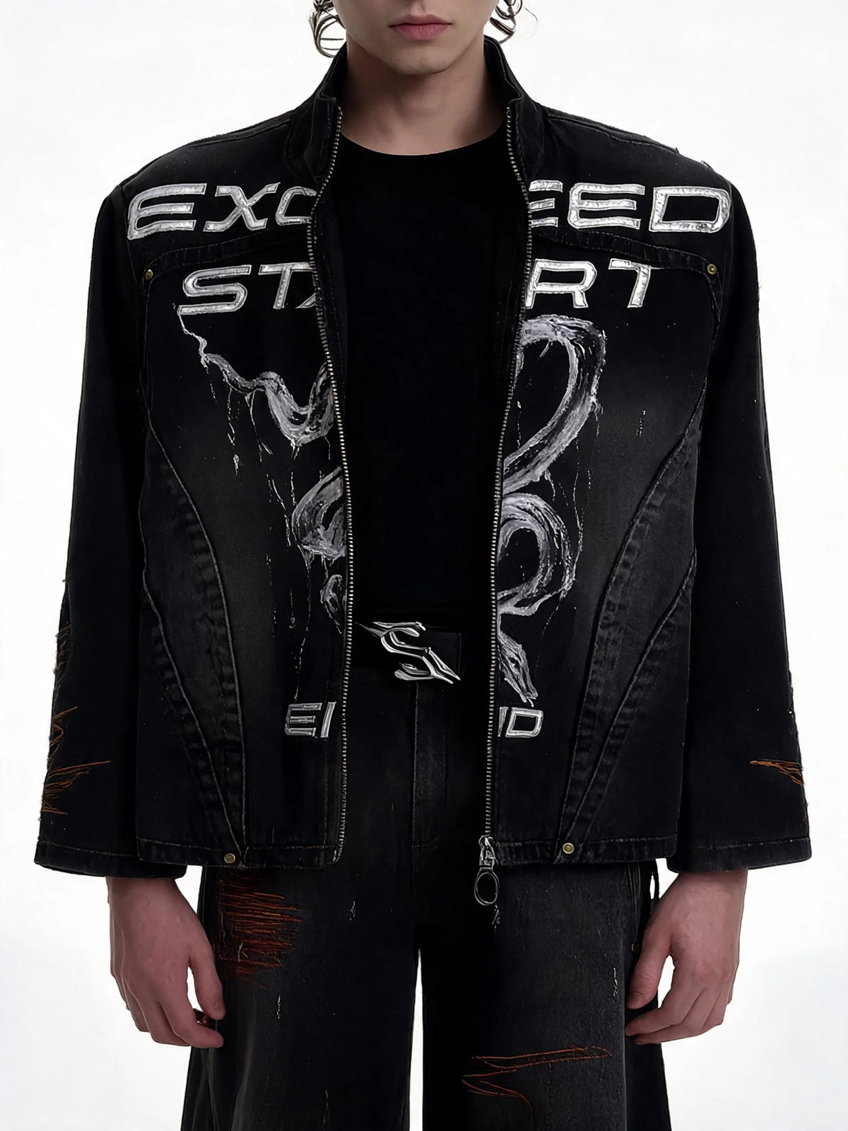 Opium EXCEED START Denim Jacket - Fuga Studios