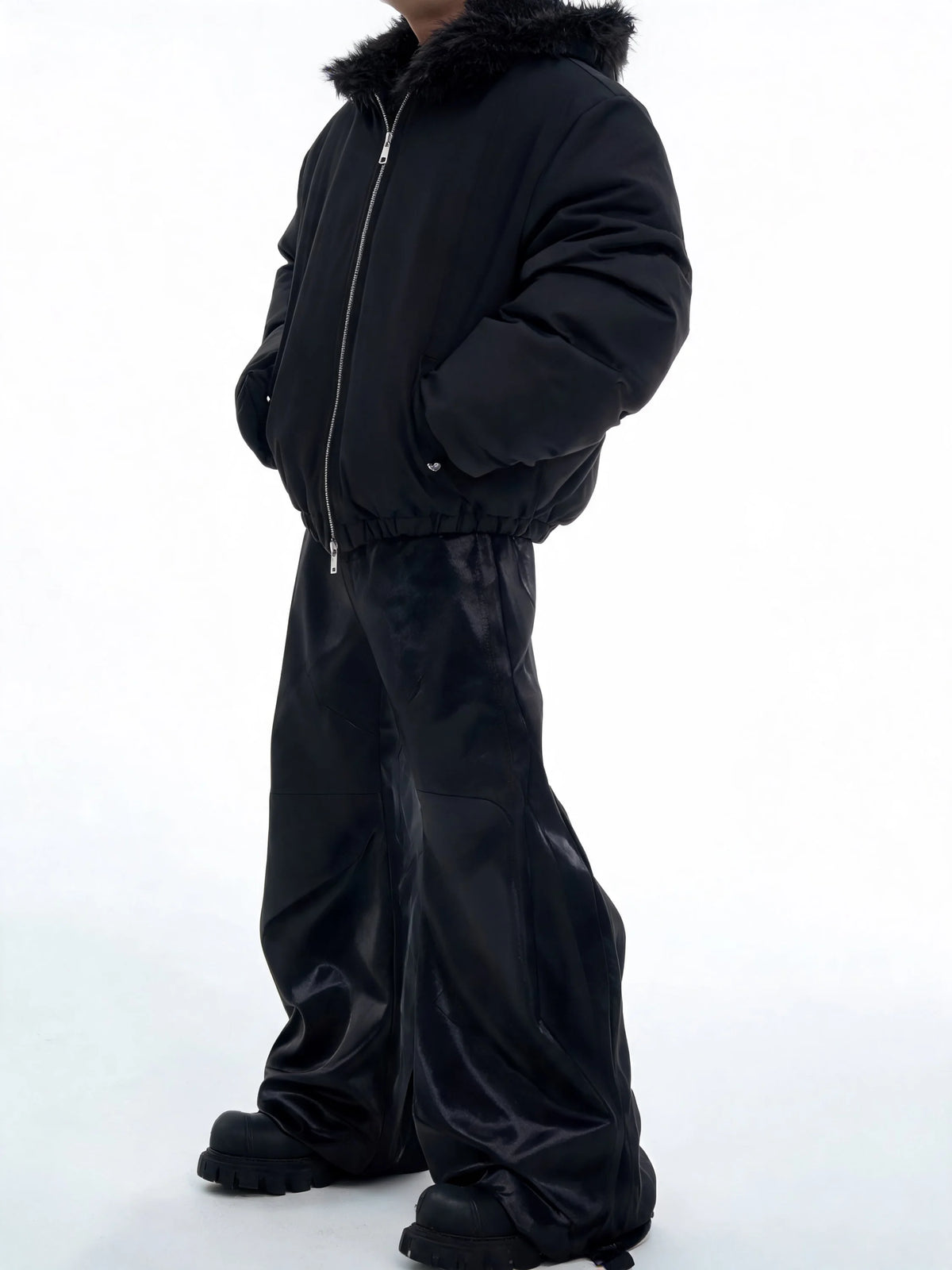 Opium Faux Fur Puffer Jacket - Fuga Studios