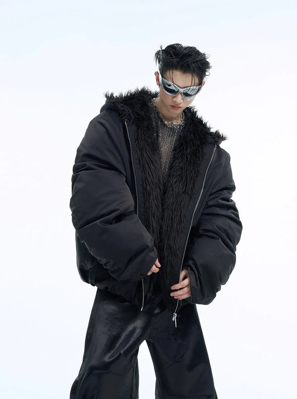 Opium Faux Fur Puffer Jacket - Fuga Studios