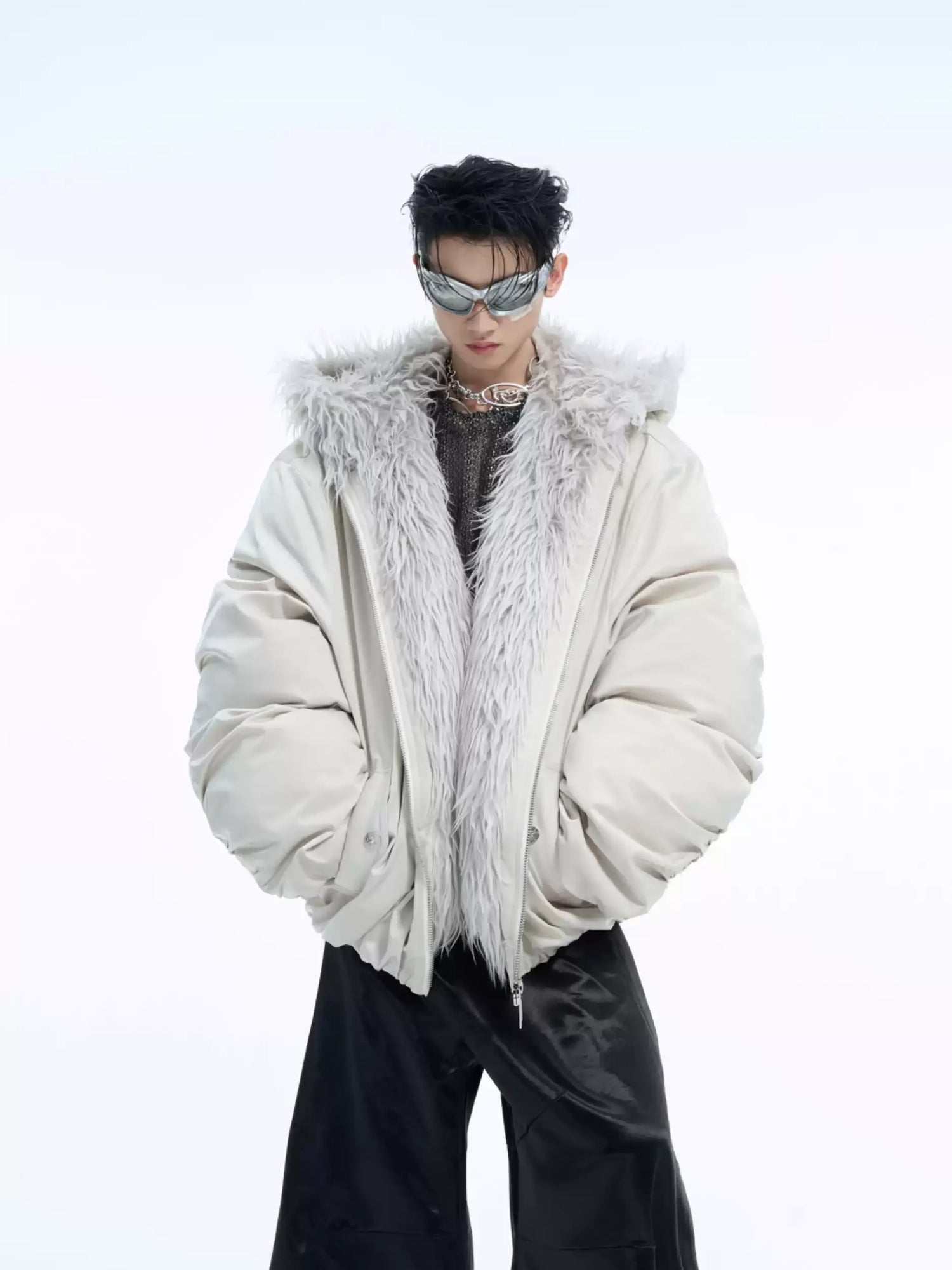 Opium Faux Fur Puffer Jacket - Fuga Studios