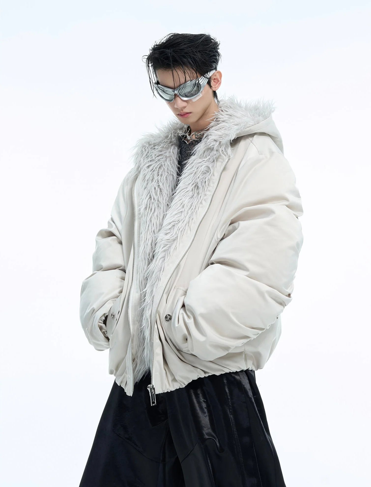 Opium Faux Fur Puffer Jacket - Fuga Studios