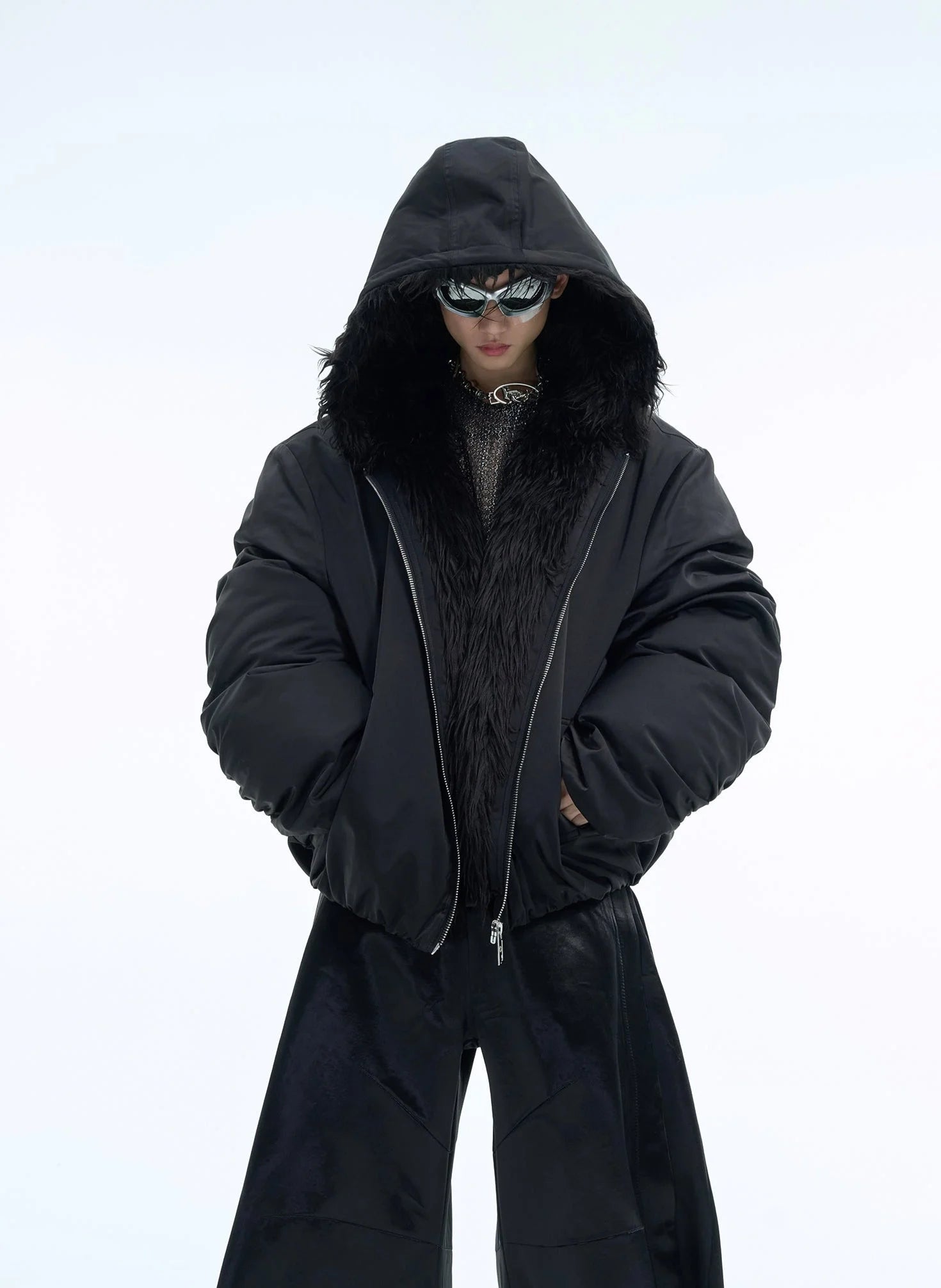 Opium Faux Fur Puffer Jacket - Fuga Studios