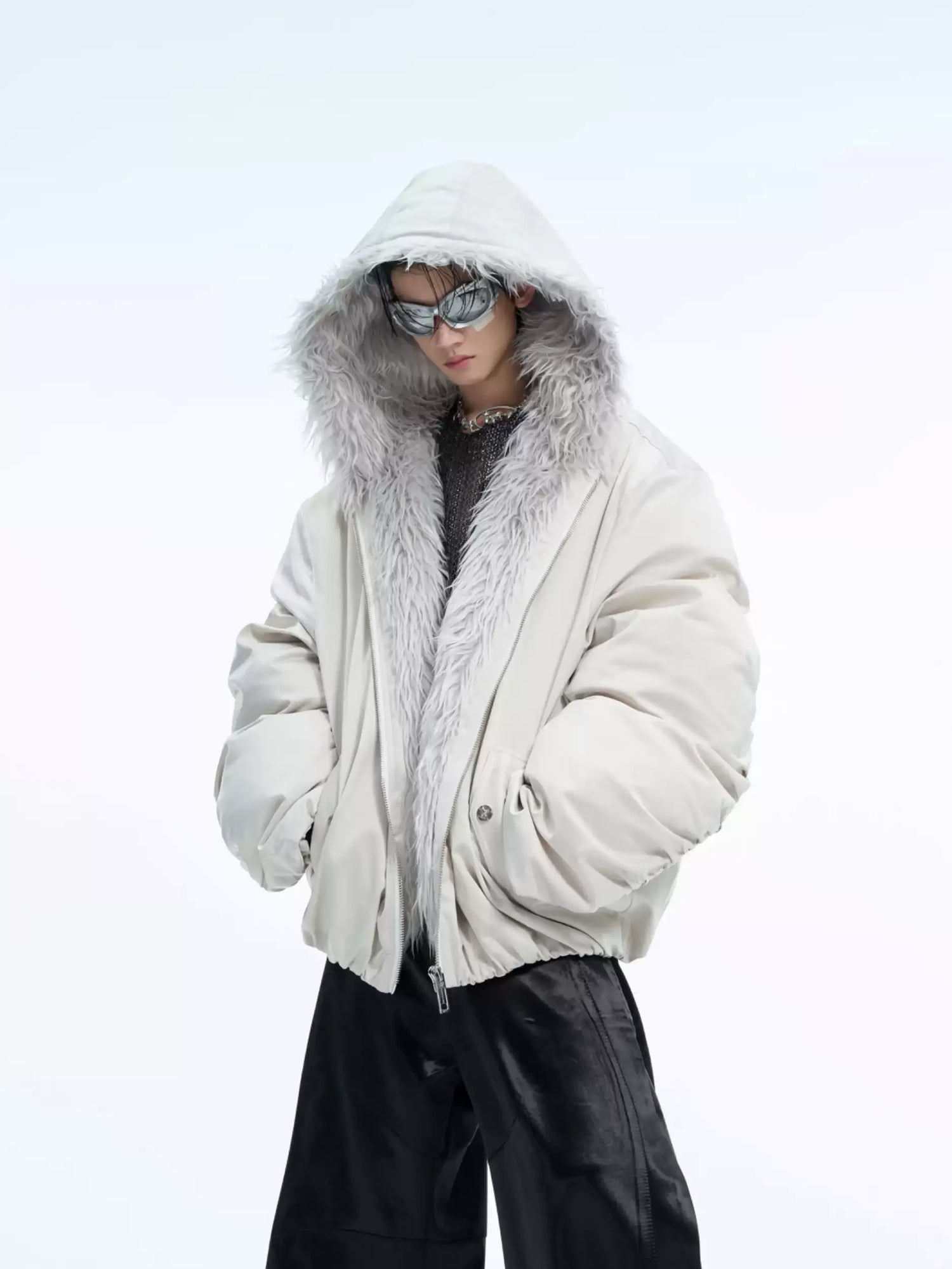 Opium Faux Fur Puffer Jacket - Fuga Studios