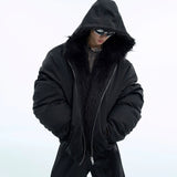 Opium Faux Fur Puffer Jacket