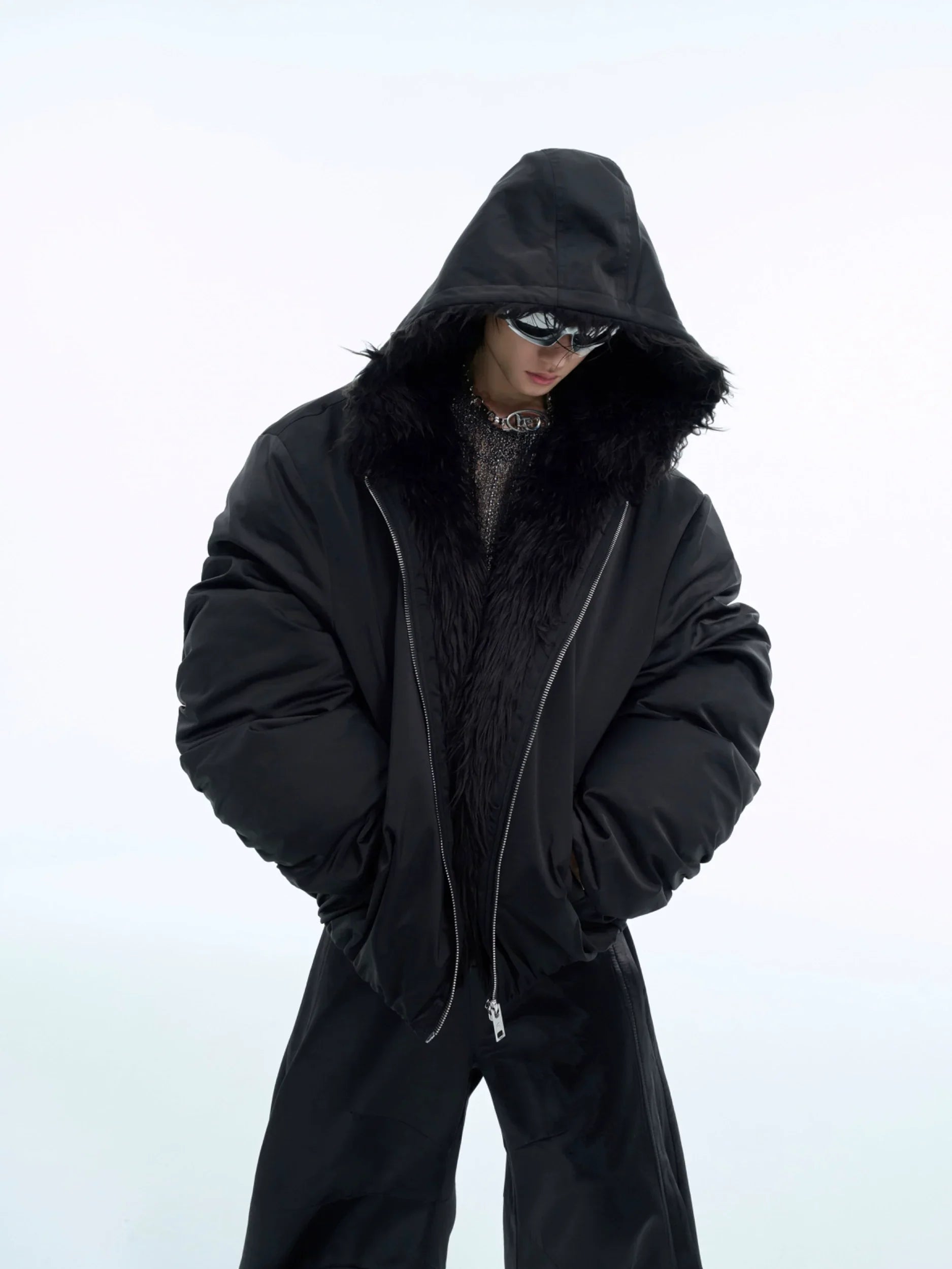 Opium Faux Fur Puffer Jacket - Fuga Studios