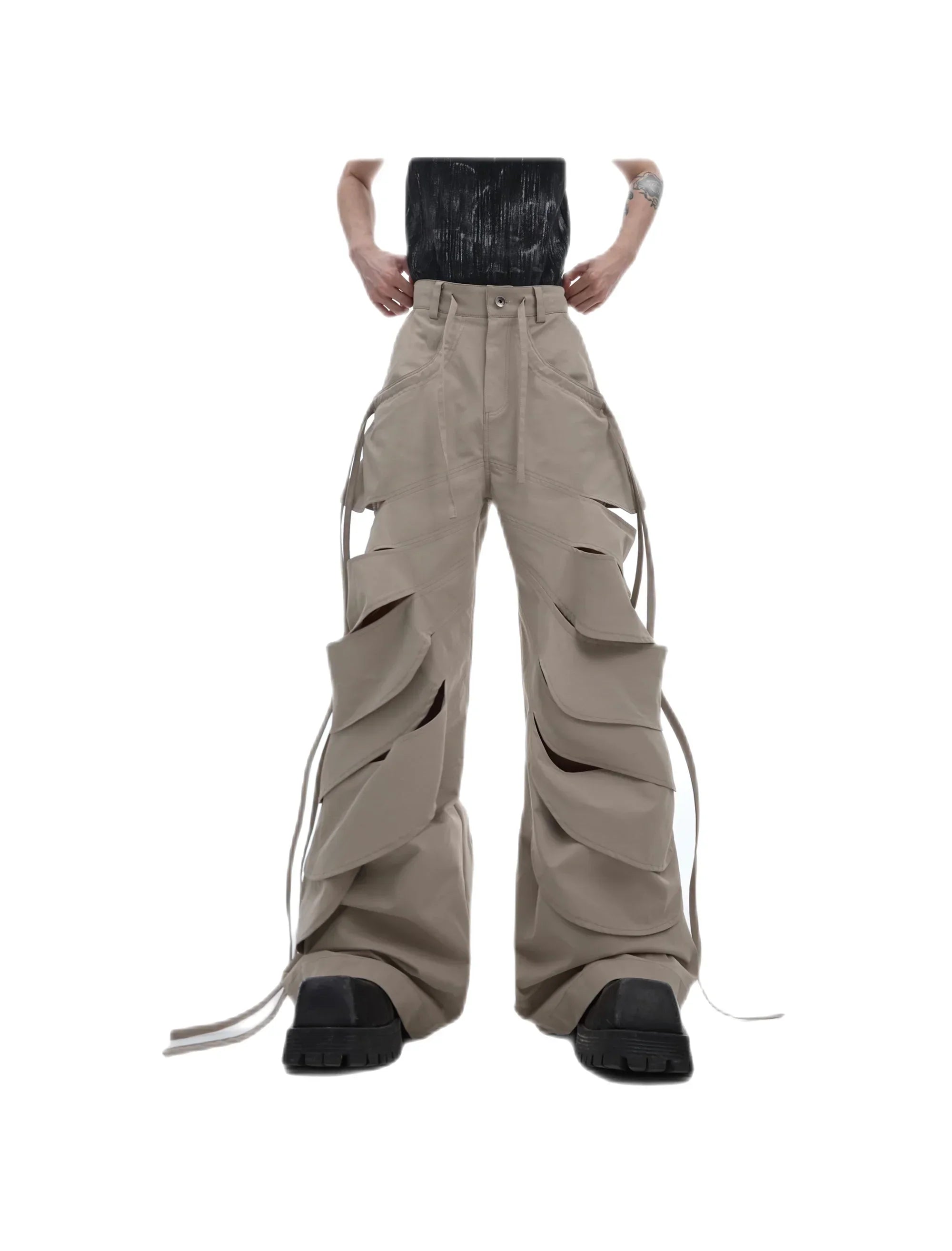 Opium Flared Casual Pants - Fuga Studios