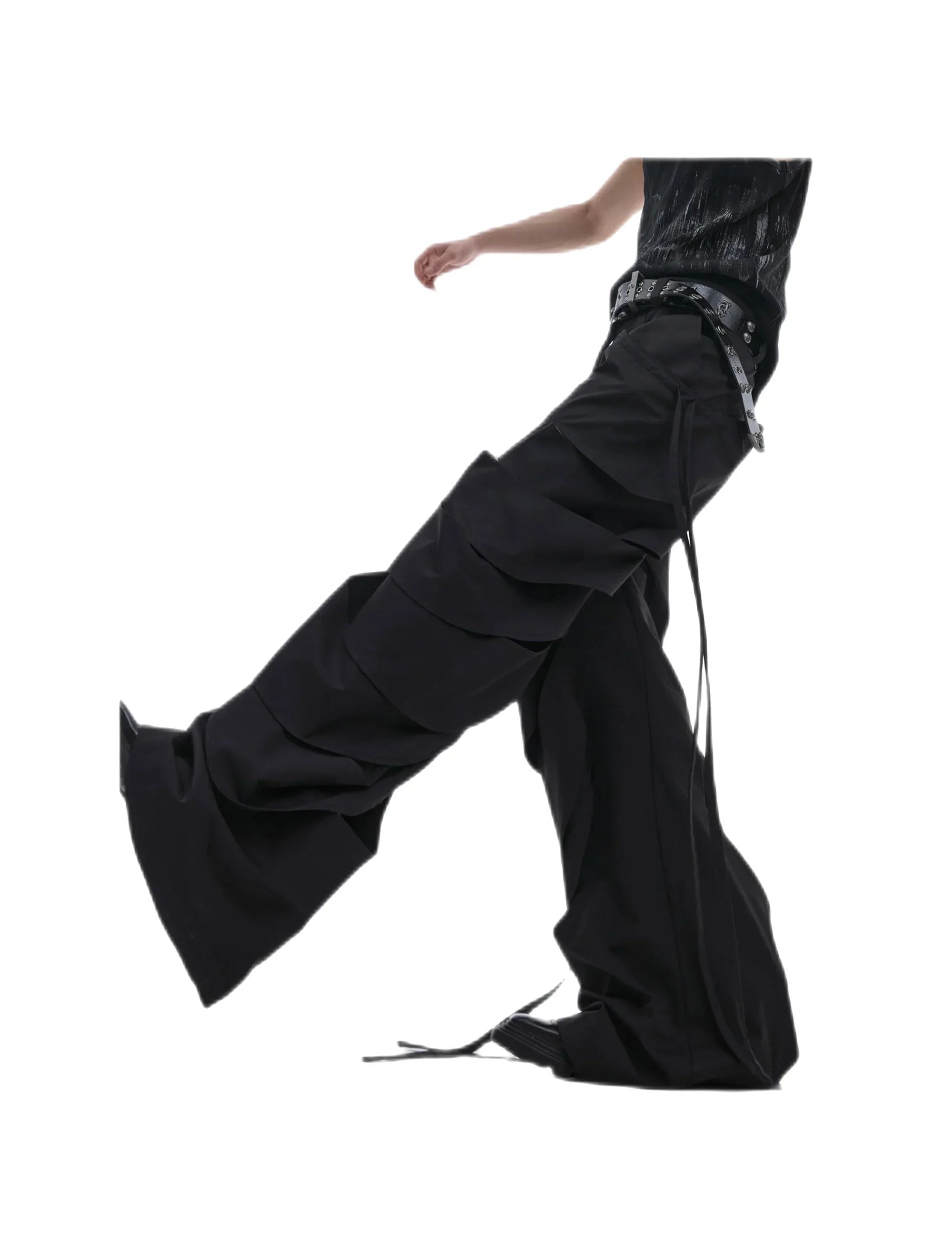 Opium Flared Casual Pants - Fuga Studios