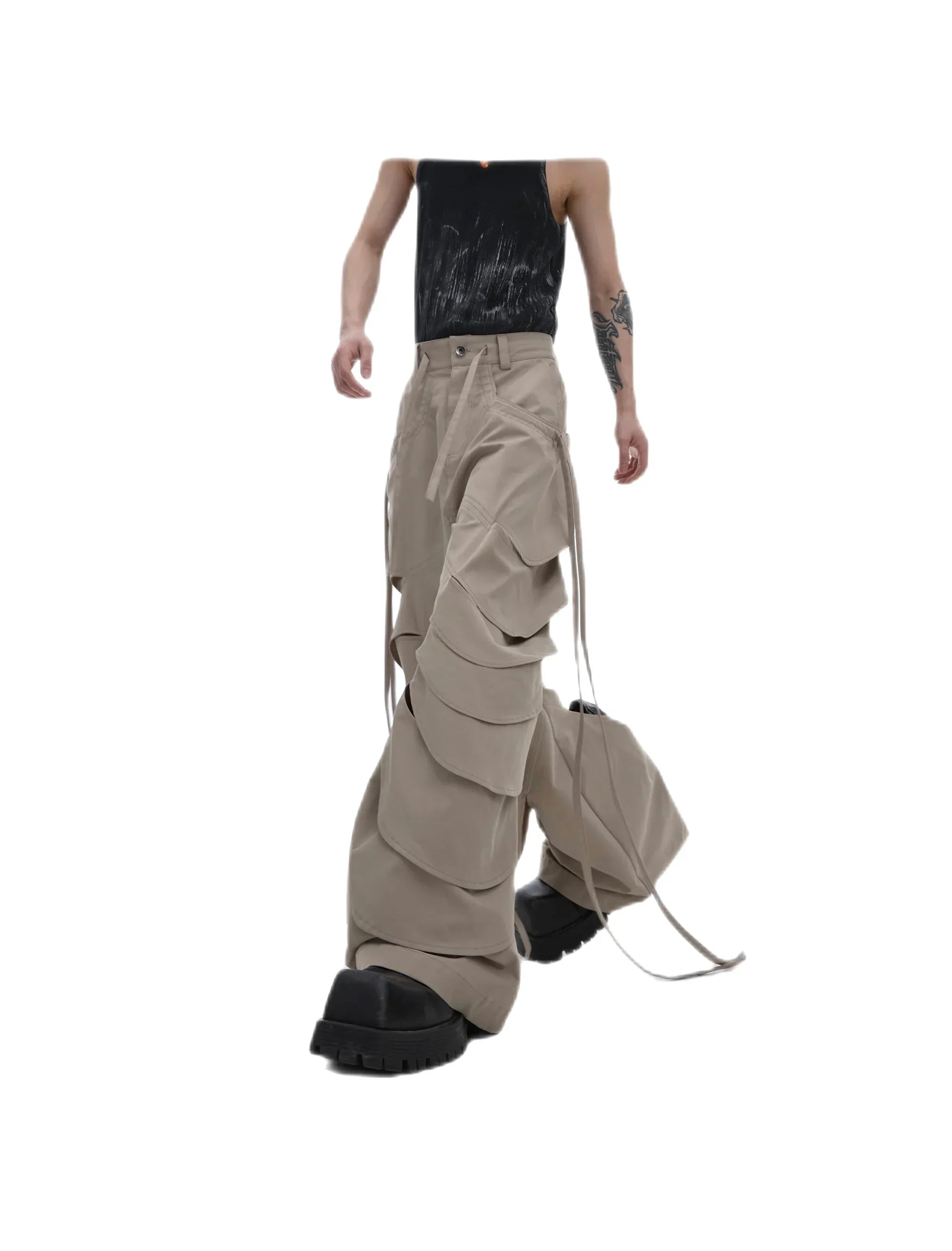 Opium Flared Casual Pants - Fuga Studios