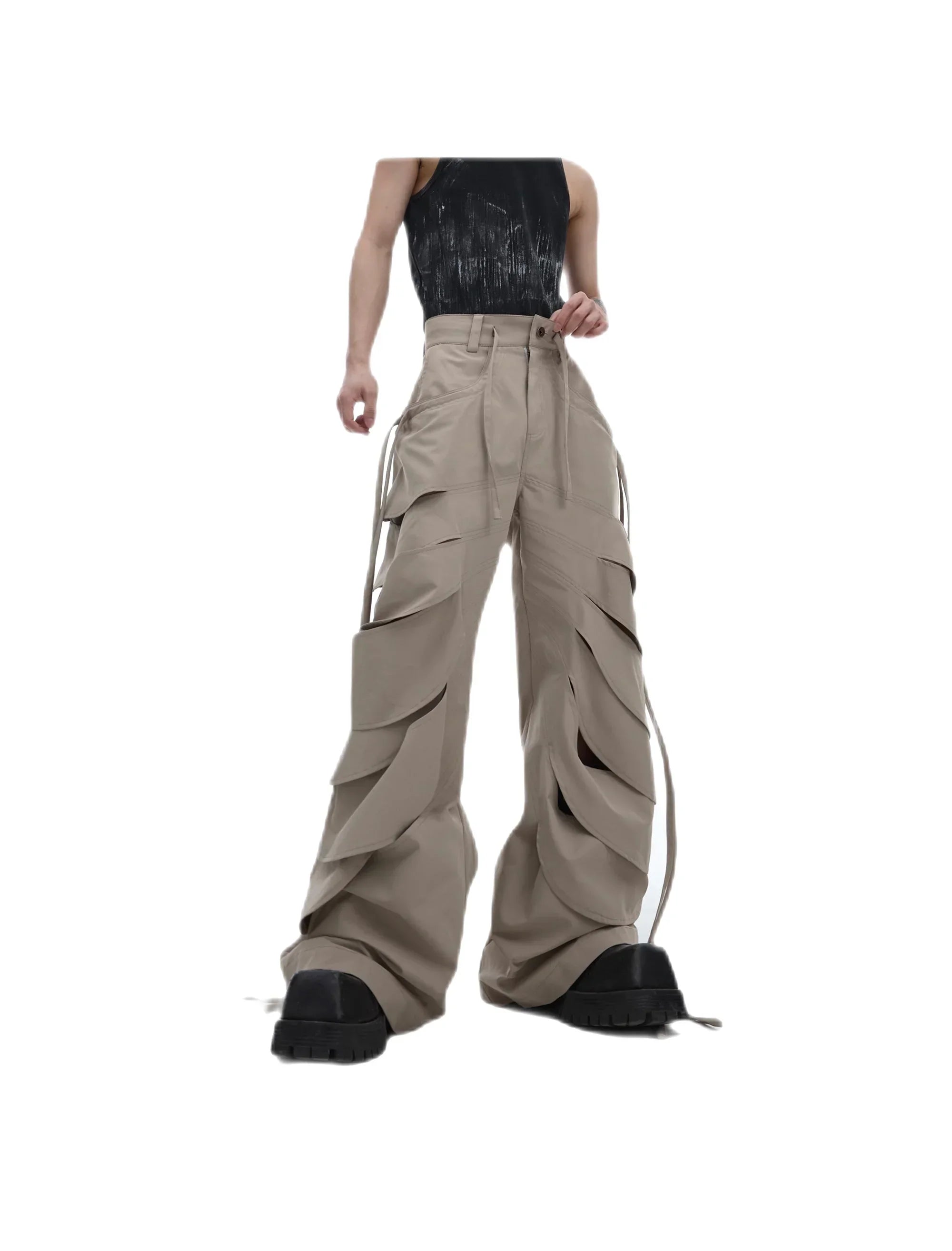 Opium Flared Casual Pants - Fuga Studios