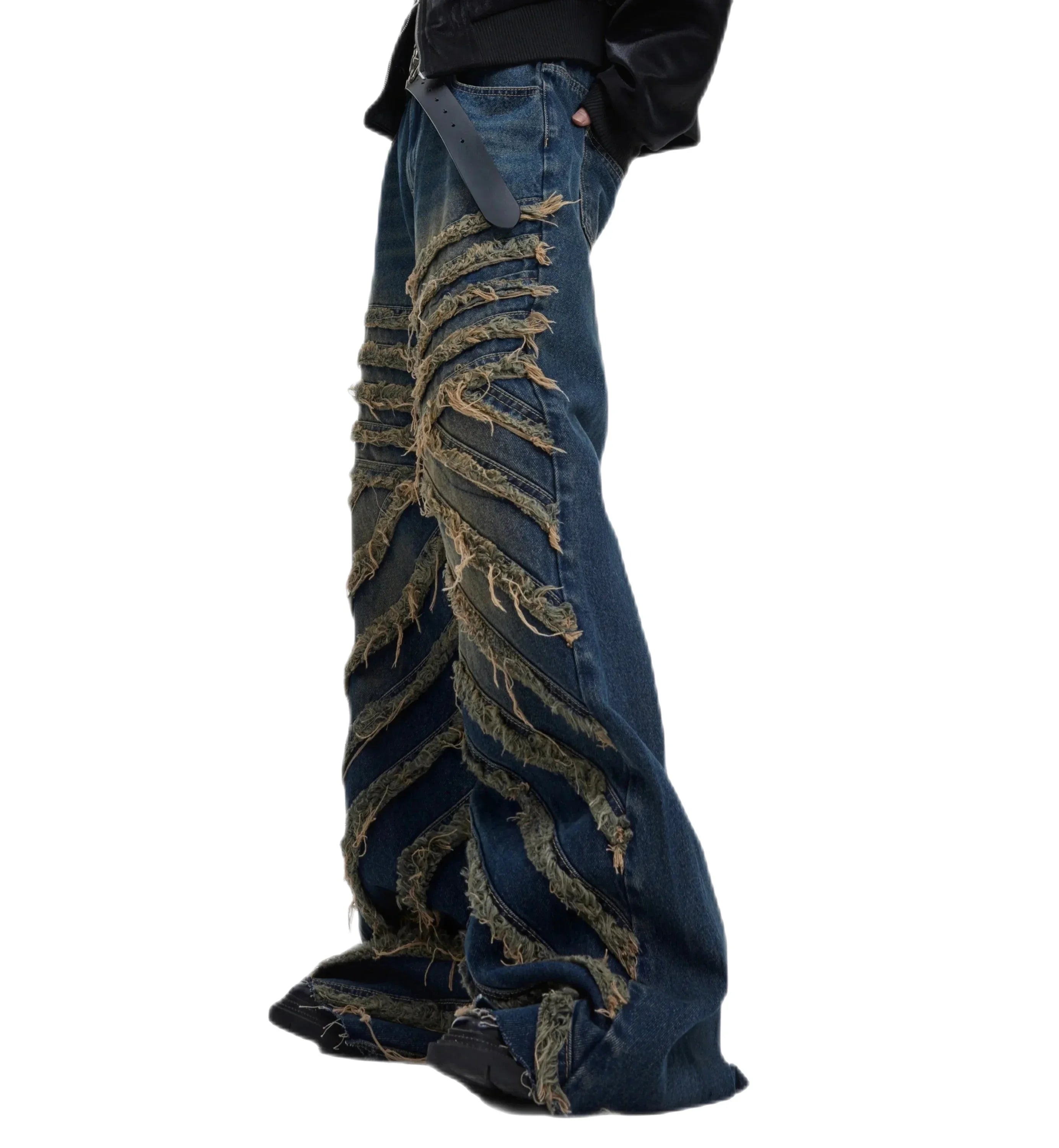 Opium Fringed Jeans - Fuga Studios