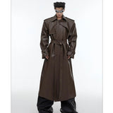 Opium Full Leather Coat - Fuga Studios