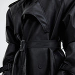 Opium Full Leather Coat - Fuga Studios