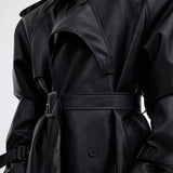 Opium Full Leather Coat - Fuga Studios