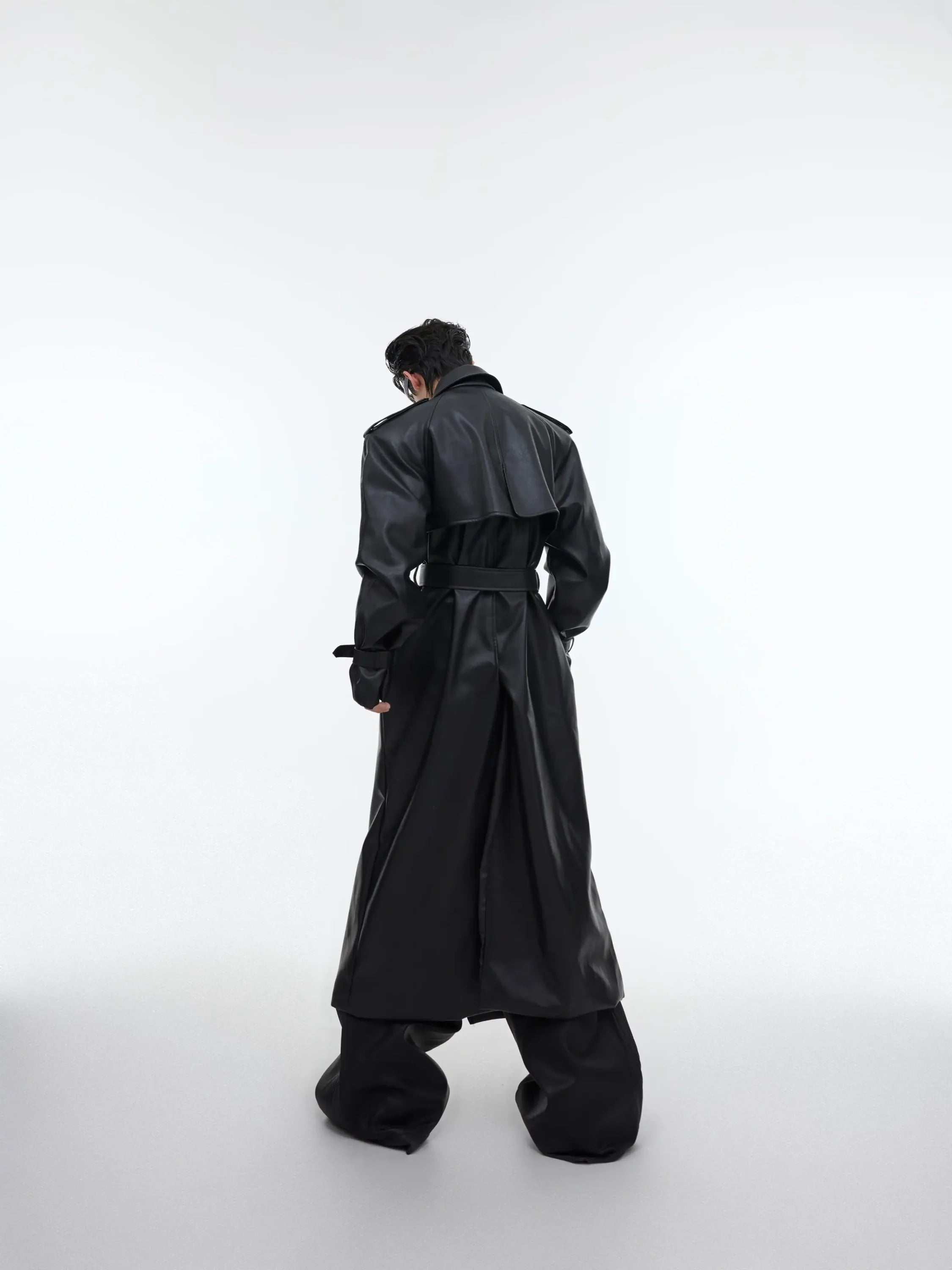 Opium Full Leather Coat - Fuga Studios