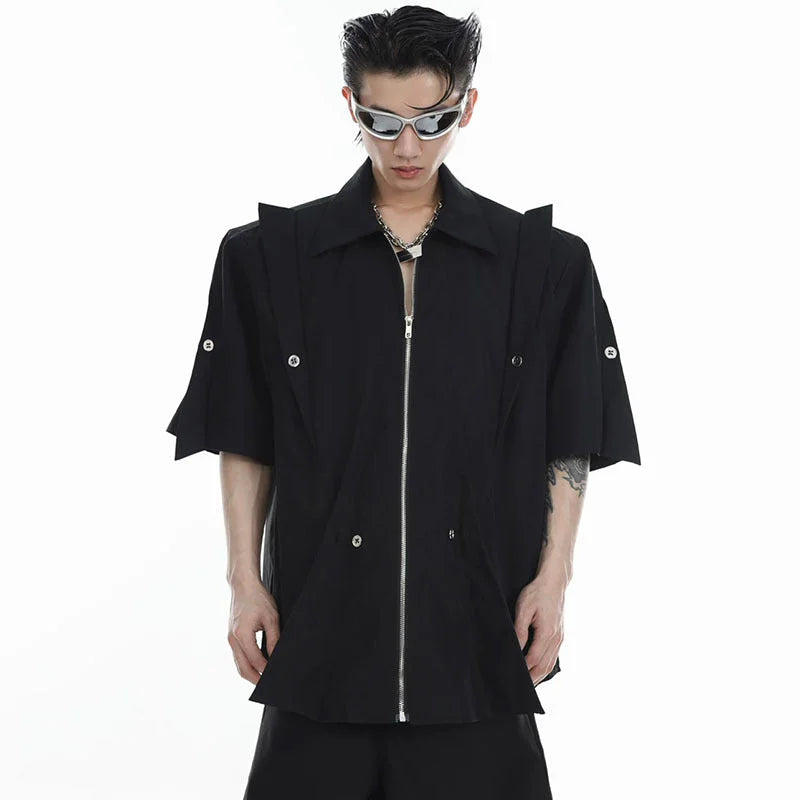 Opium Full Zipper Shirt - Fuga Studios