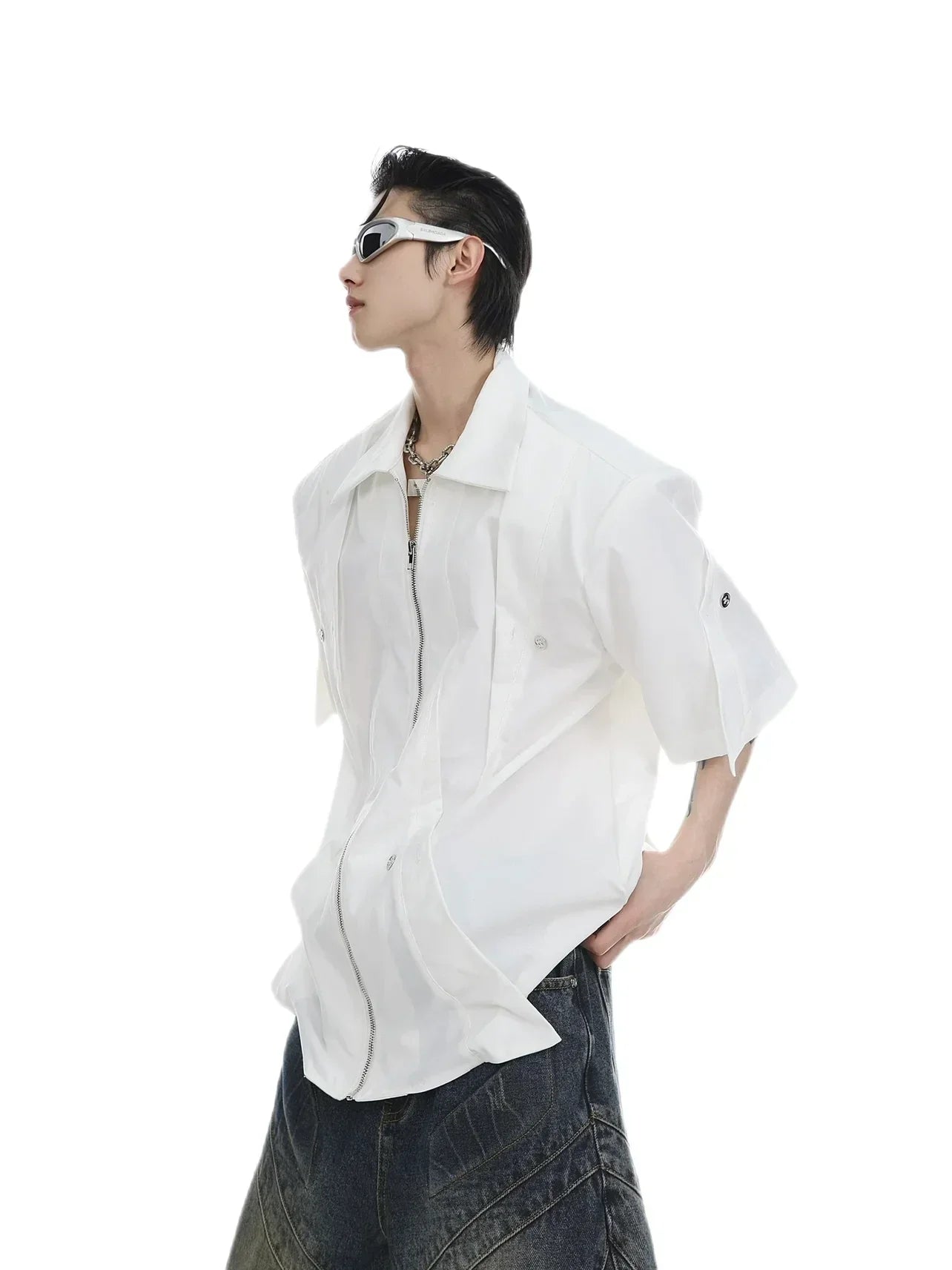 Opium Full Zipper Shirt - Fuga Studios