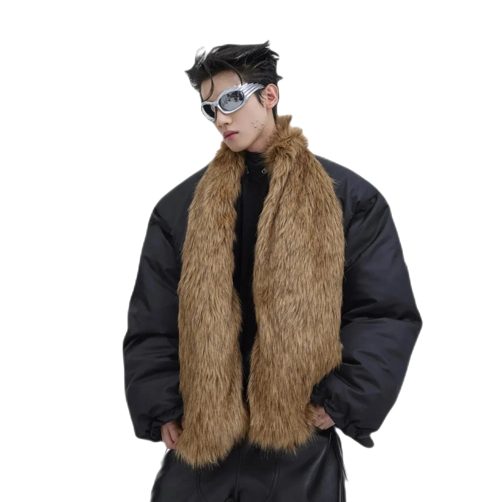 Opium Fur Scarf Jacket - Fuga Studios