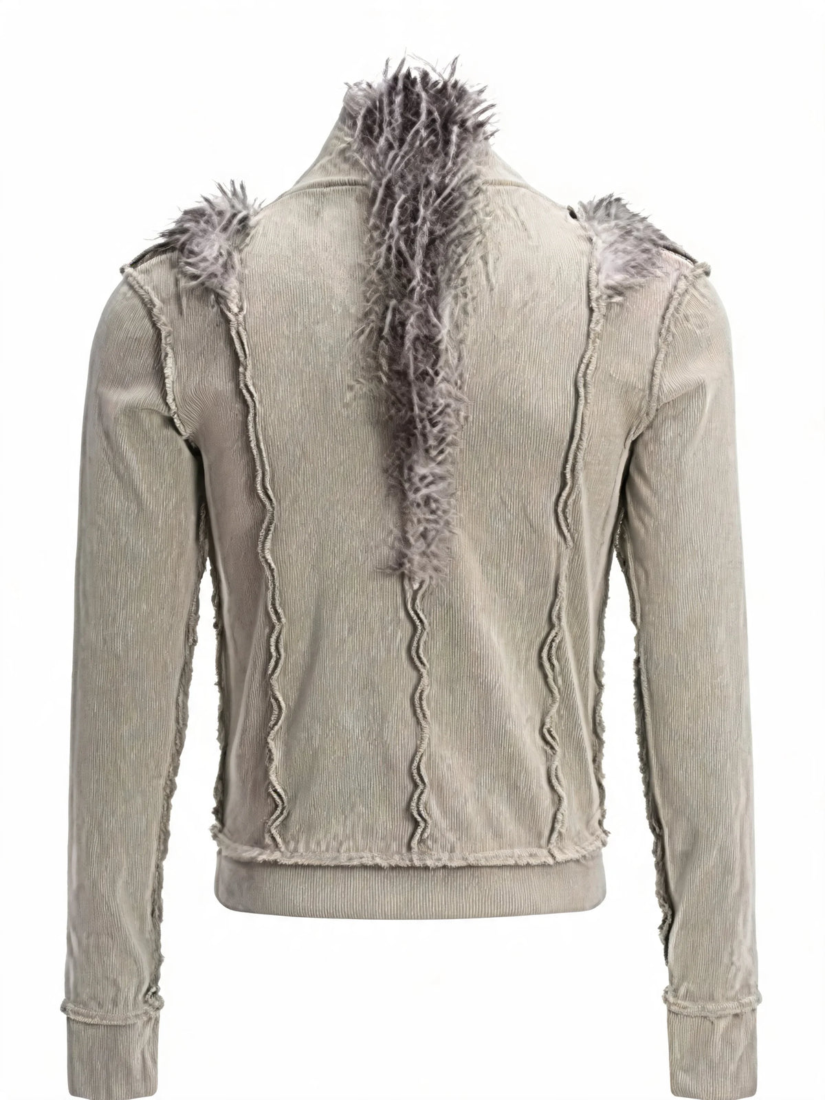 Opium Fuzzy Shoulder Sweater - Fuga Studios