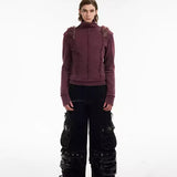 Opium Fuzzy Shoulder Sweater - Fuga Studios