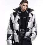 Opium Geometric Winter Puffer Jacket - Fuga Studios