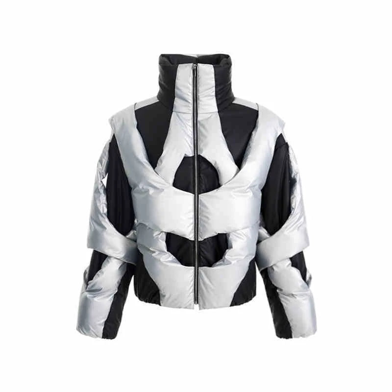 Opium Geometric Winter Puffer Jacket - Fuga Studios