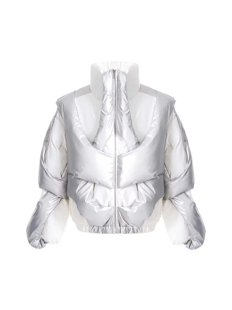 Opium Geometric Winter Puffer Jacket - Fuga Studios