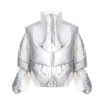 Opium Geometric Winter Puffer Jacket - Fuga Studios