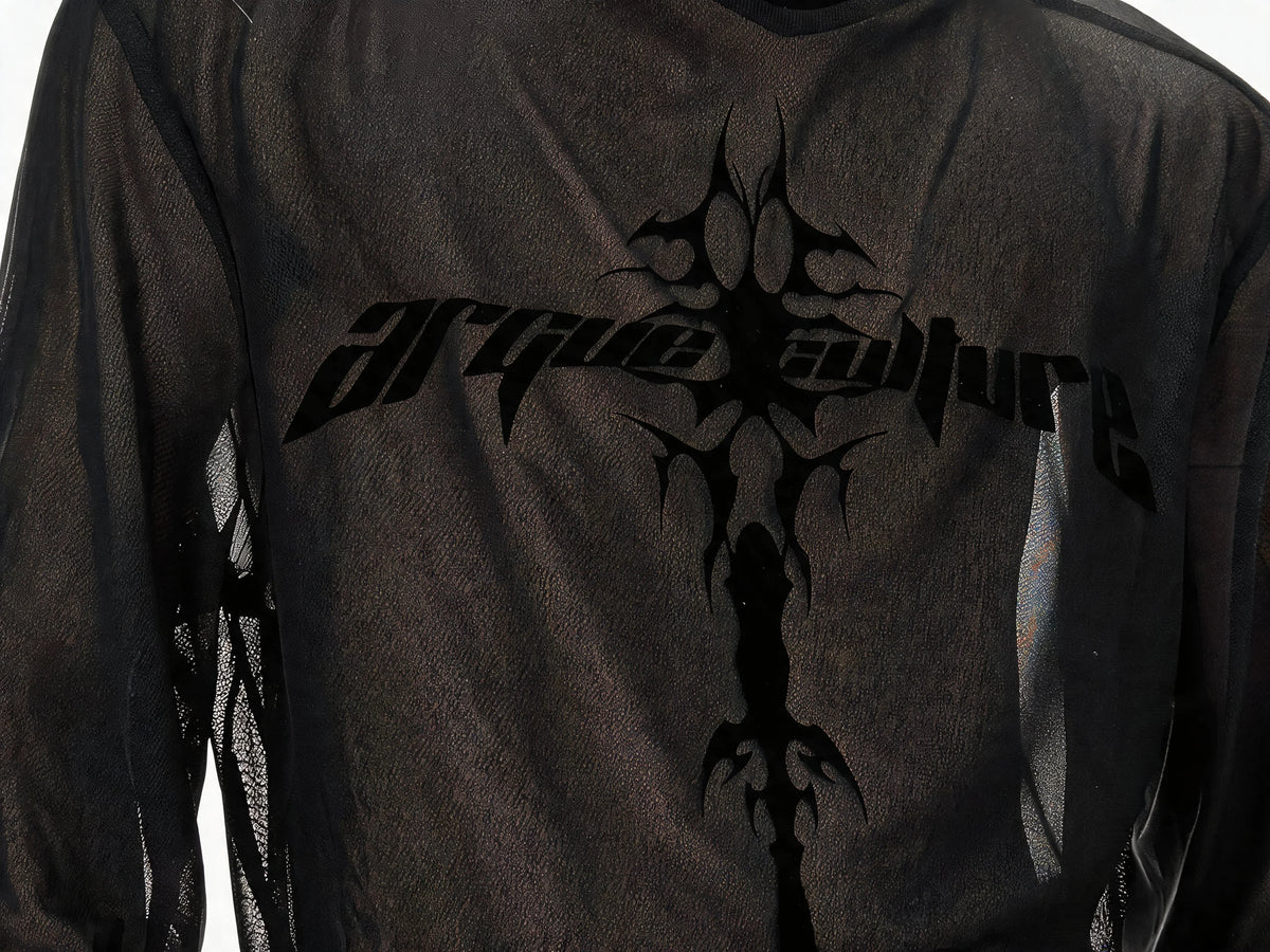 Opium Gothic Mesh Top - Fuga Studios