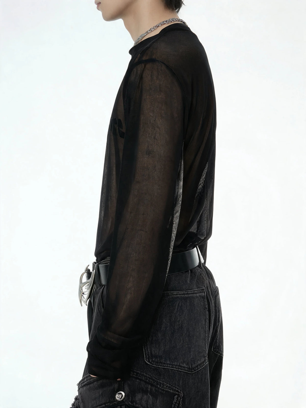 Opium Gothic Mesh Top - Fuga Studios