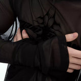 Opium Gothic Mesh Top - Fuga Studios