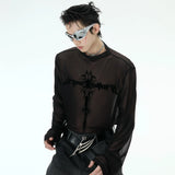 Opium Gothic Mesh Top - Fuga Studios