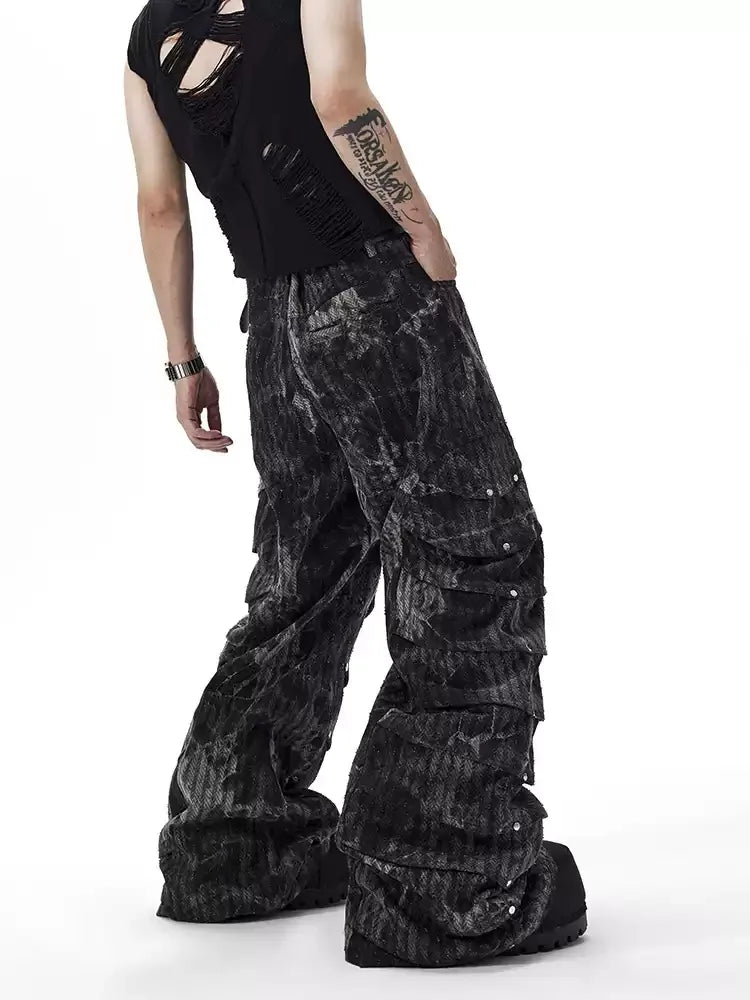 Opium Gothic Multi-Layer Wide Pants - Fuga Studios