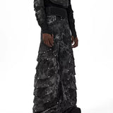 Opium Gothic Multi-Layer Wide Pants - Fuga Studios