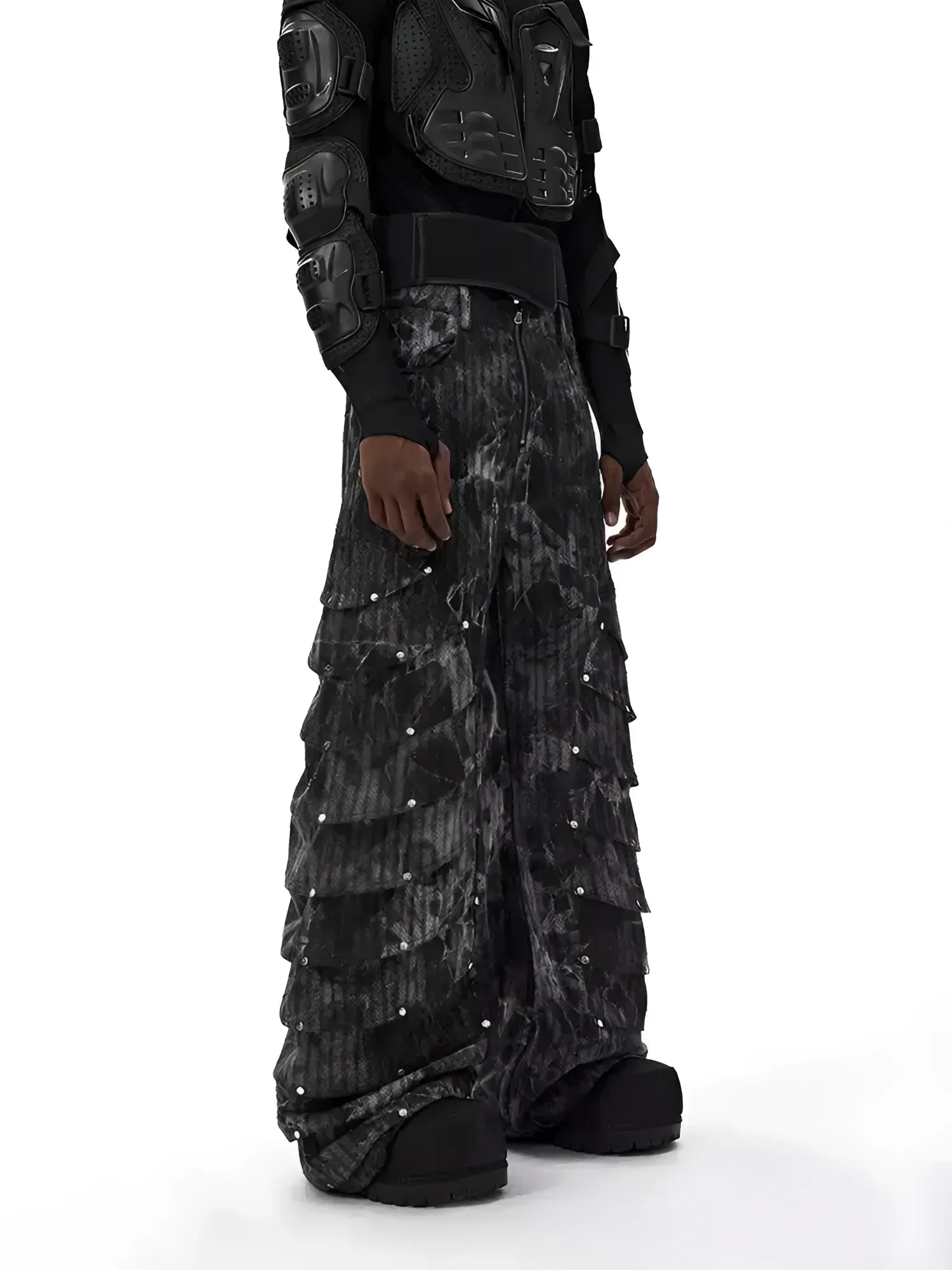 Opium Gothic Multi-Layer Wide Pants | Limited Edition | Fūga Opium Gothic Multi-Layer Wide Pants | Limited Edition | Fūga
