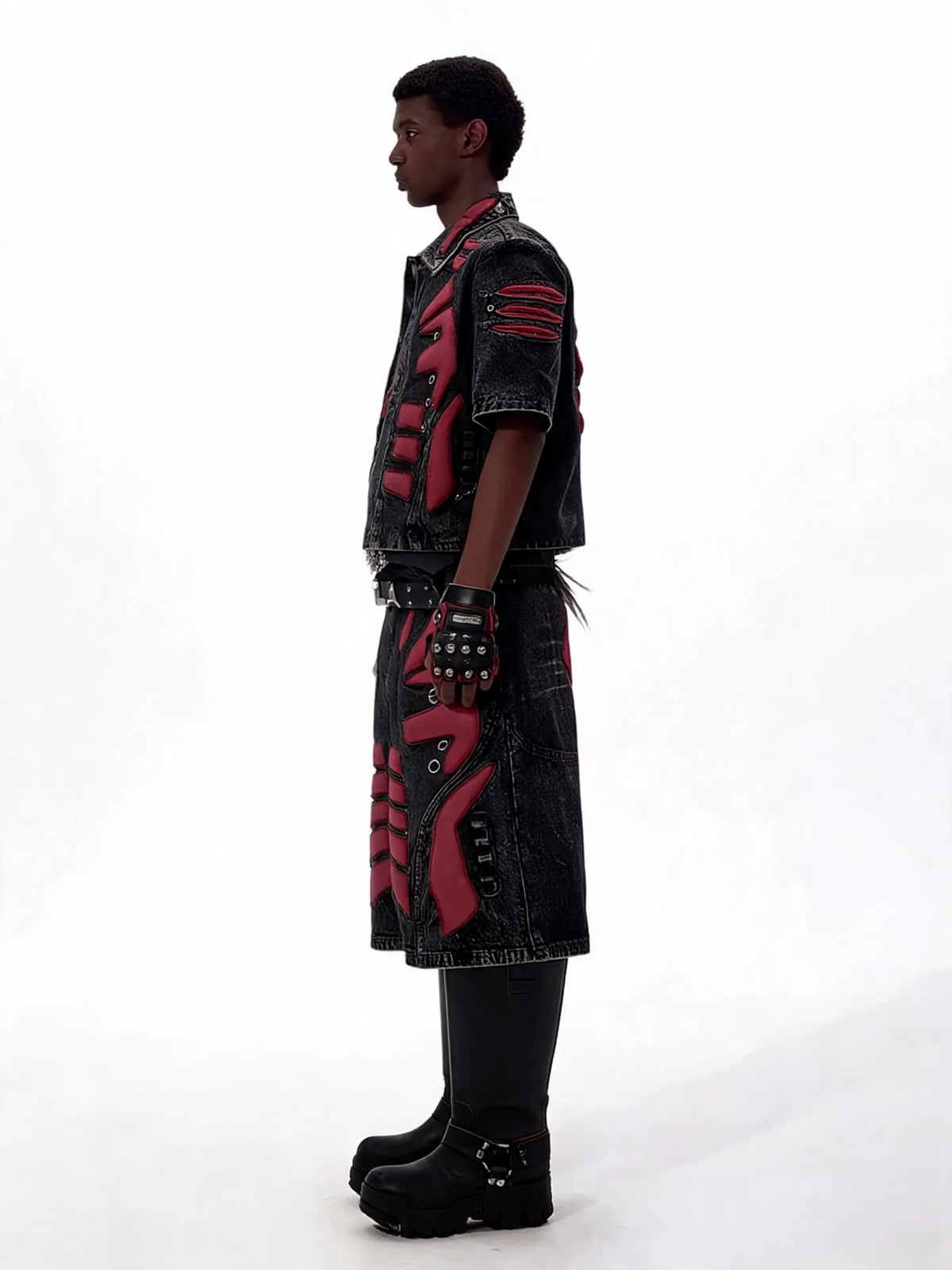 Opium Gothic Warrior Denim Set - Fuga Studios