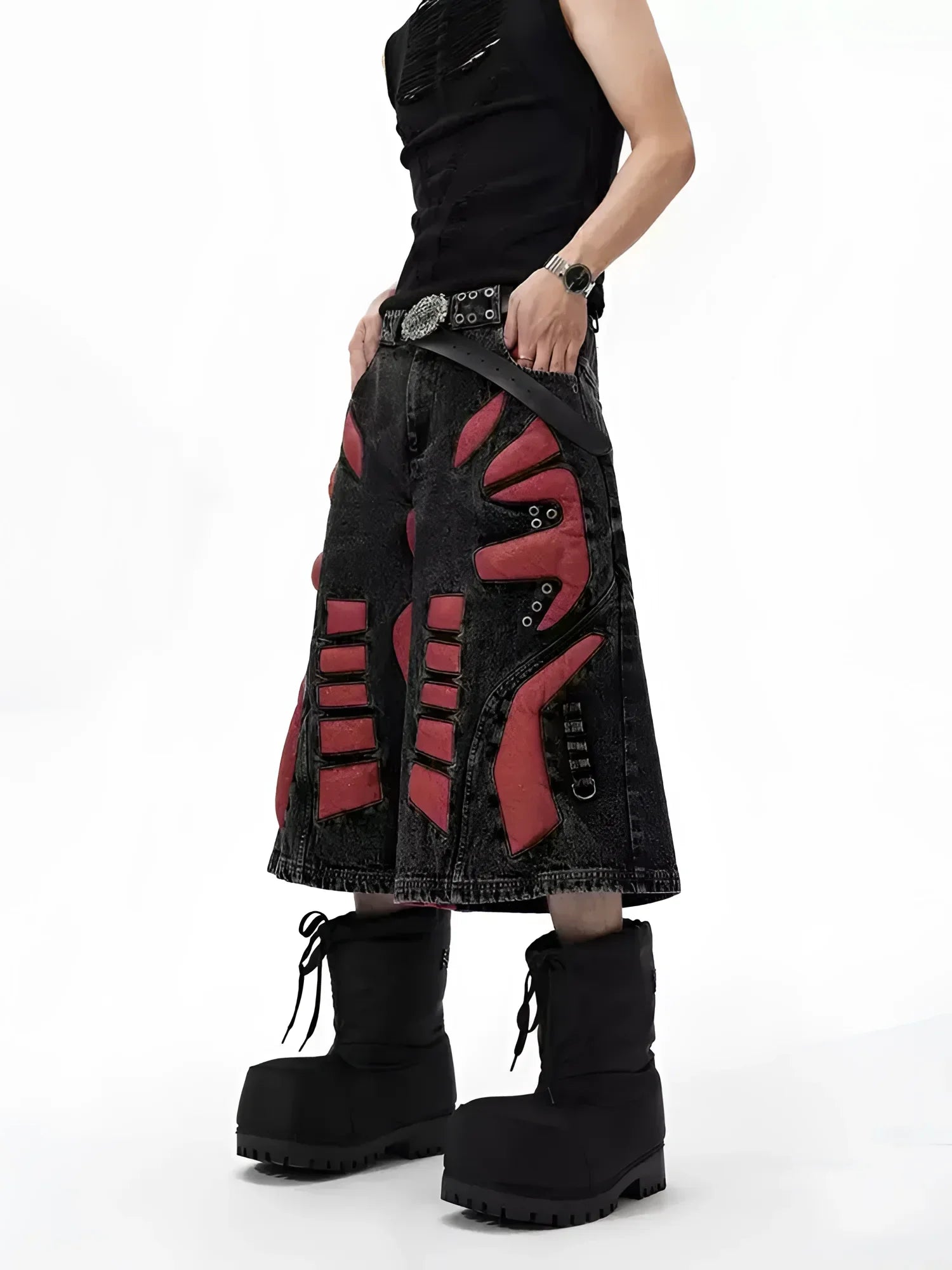 Opium Gothic Warrior Denim Set - Fuga Studios