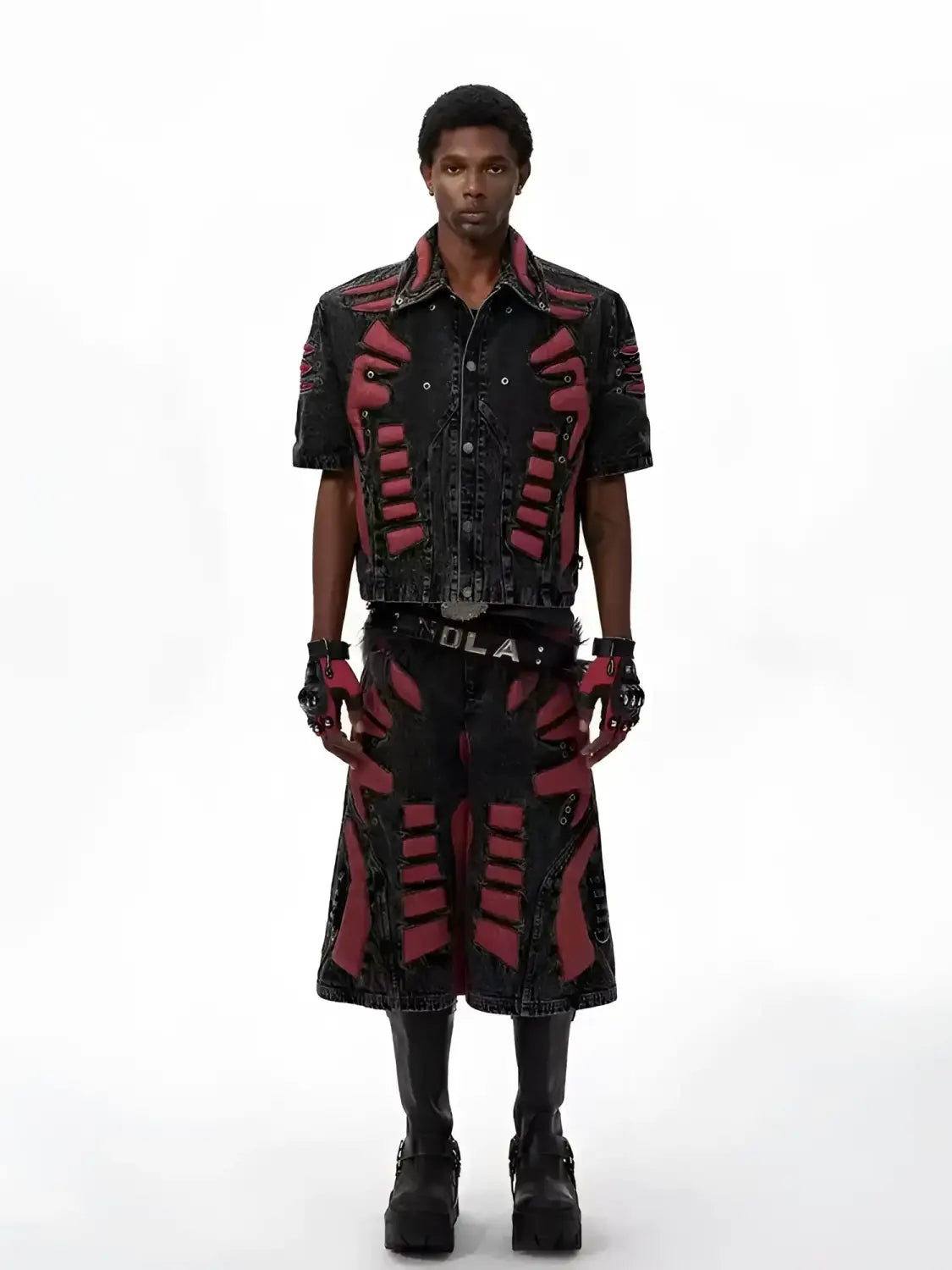 Opium Conjunto de ganga gótico guerreiro