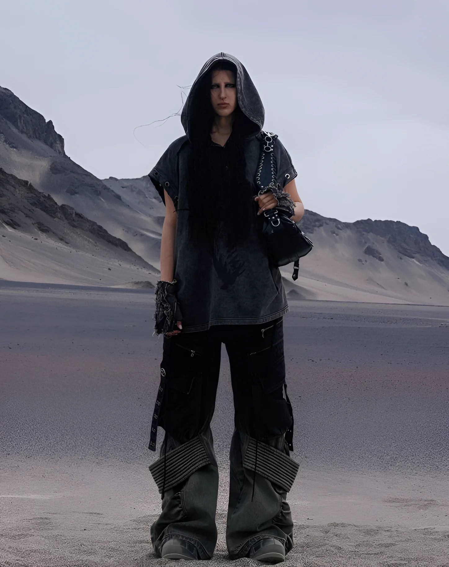 Opium Gradient Multi-Pocket Cargo Pants - Fuga Studios
