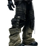 Opium Gradient Multi-Pocket Cargo Pants - Fuga Studios