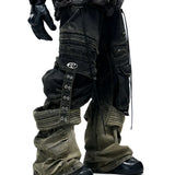 Opium Gradient Multi-Pocket Cargo Pants - Fuga Studios