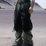 Opium Gradient Multi-Pocket Cargo Pants - Fuga Studios