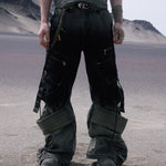 Opium Gradient Multi-Pocket Cargo Pants - Fuga Studios