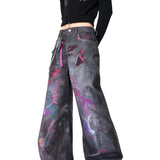 Opium Широкие джинсы Graffiti Art